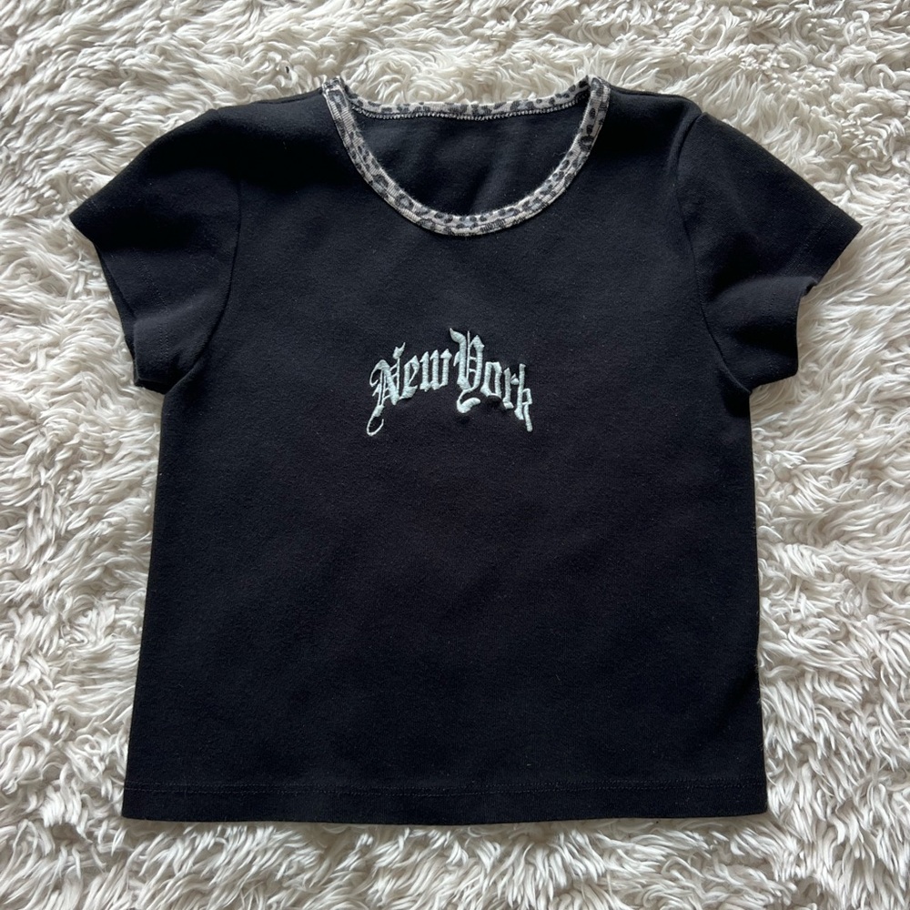 John Galt New York Crop Top